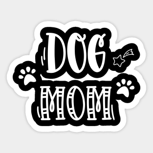 Dog mom animal rescue lover Sticker